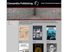 Tablet Screenshot of cassandrapublishing.net